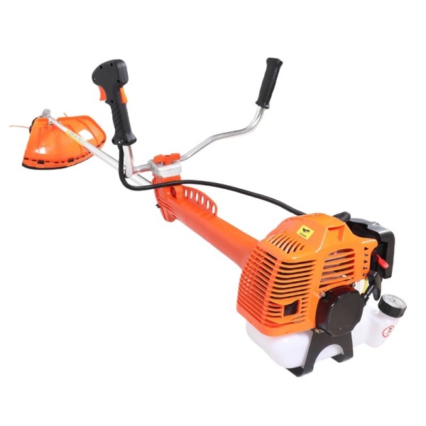 Efficient Gasoline-Powered Shoulder-Strap Lawn Mower
