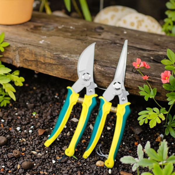 Industrial-Grade Stainless Steel Pruning Shears