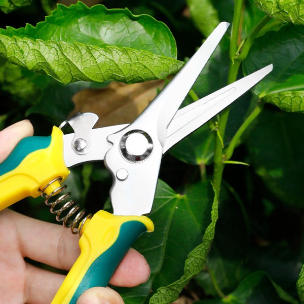 Industrial-Grade Stainless Steel Pruning Shears