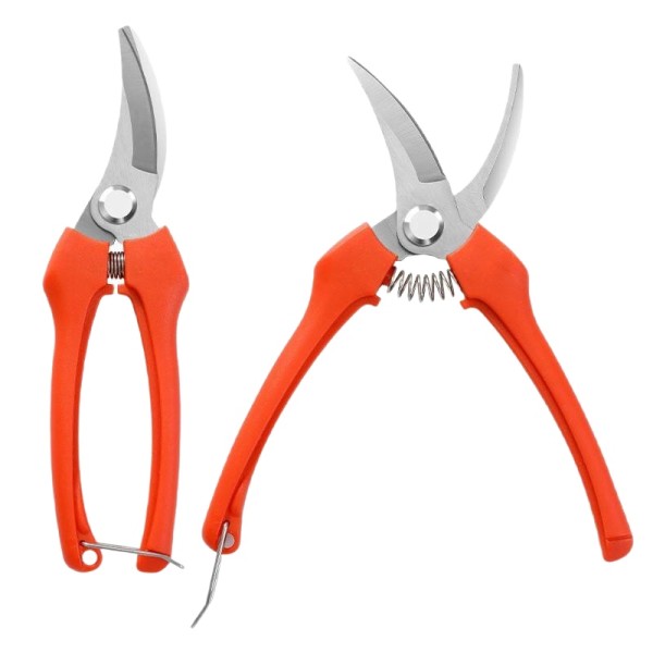 Stainless Steel Pruning Shears: Sharp Blades & Com...