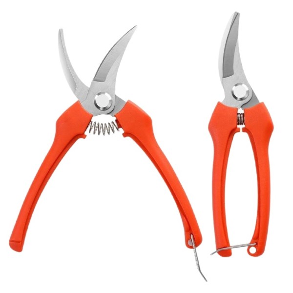 Stainless Steel Pruning Shears: Sharp Blades & Comfortable Grip