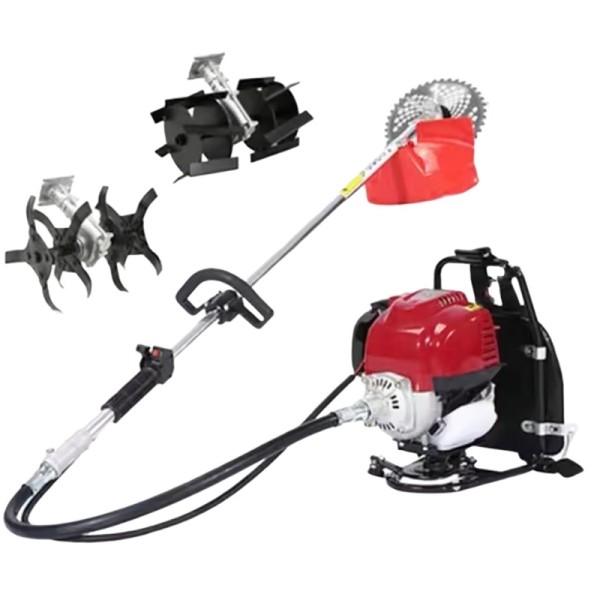 Cordless Gasoline Lawn Mower with Telescopic Handle