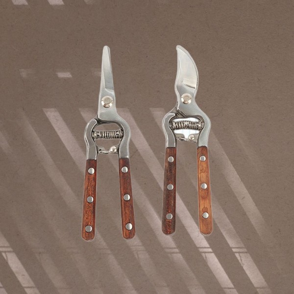 Durable Alloy Steel, Solid Wood-Handled, Industria...