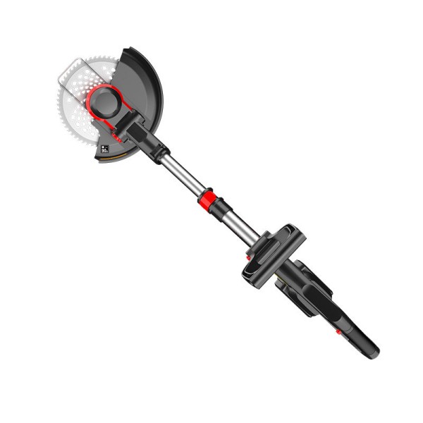 Lithium-Ion Electric Lawn Mower with Telescopic Ha...