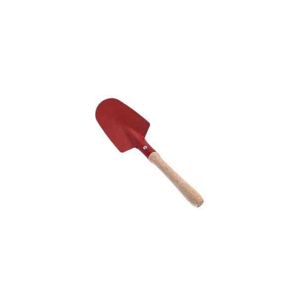 High-Hardness, Red-Coated, Pointed Garden Trowel