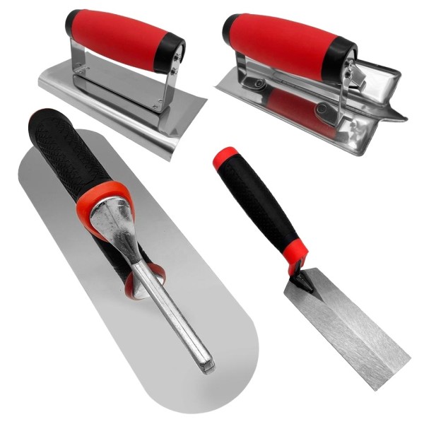 Multi-Functional Soft-Grip Plastering Trowel Set