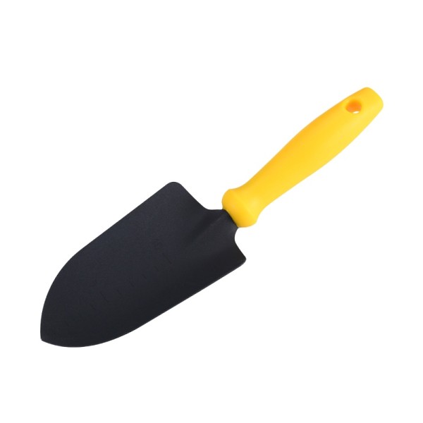 Durable Black Steel Gardening Transplanter Trowel