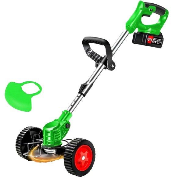 High-Power Lithium-Battery-Powered Wheeled Lawn Mo...