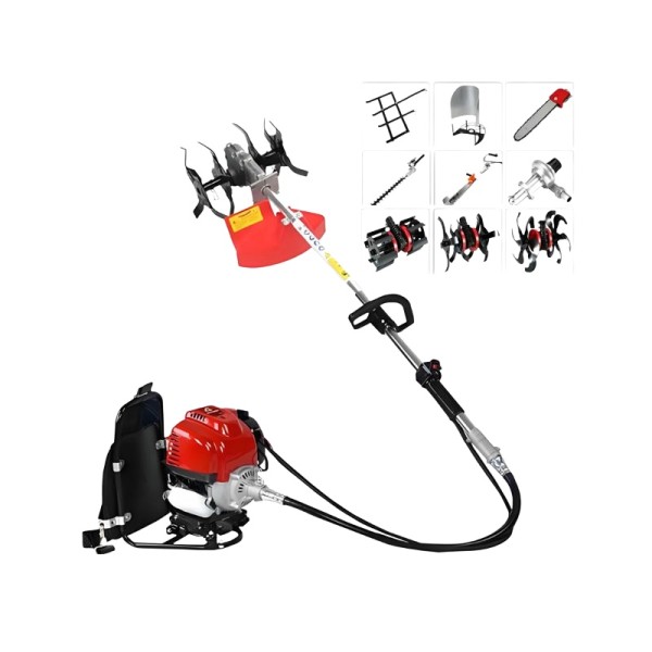 High-Efficiency, Durable 4-Stroke Manual Lawn Mowe...