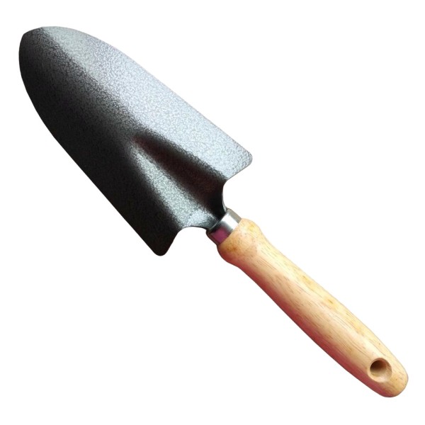 Custom Steel-Head Gardening Hand Trowel with Woode...